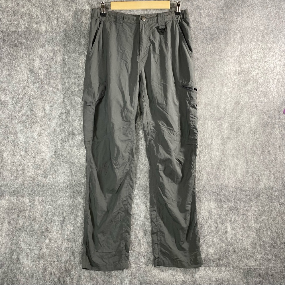 Columbia PFG Mens Slate Gray Omni-Shade‎ Sun Protection Cargo Pants 30x30